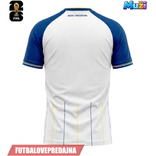 Lacne Muži Futbalové dres Bosna a Hercegovina MS 2026 Krátky Rukáv - Preč
